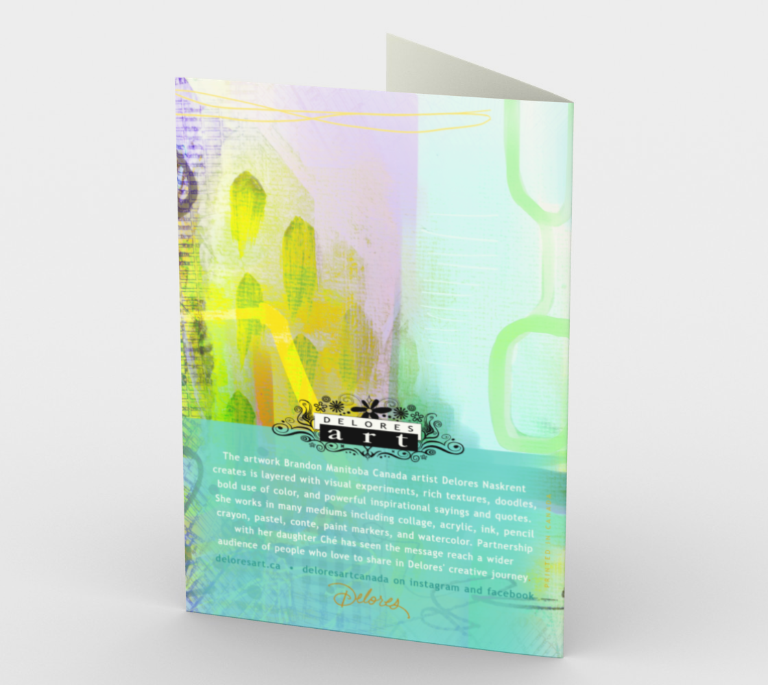 0521 It's About The Destination Card by Deloresart - deloresartcanada