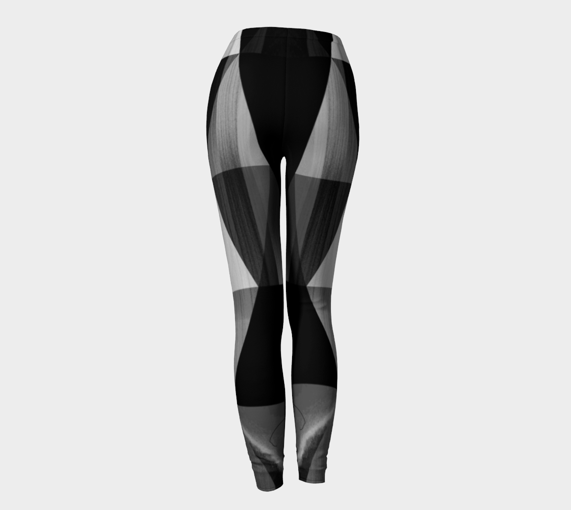 Unhinged Black Leggings by Deloresart - deloresartcanada