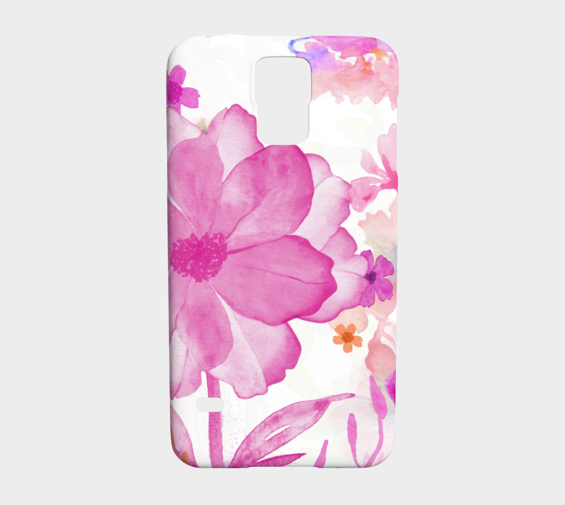 235a  Blue Garden Device Case - deloresartcanada