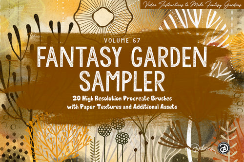 Volume 067 - Fantasy Garden Sampler Brush Set - deloresartcanada