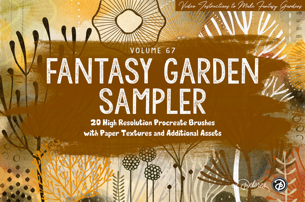 Volume 67 - Fantasy Garden Sampler Brush Set
