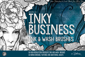 Volume 062 - Inky Business Procreate Brush Set