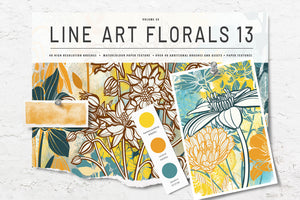 Volume 054 - Procreate Floral Brush Stamps 13