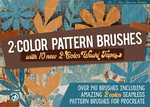 Volume 074 - Two Color Pattern Brushes and Washi Tapes