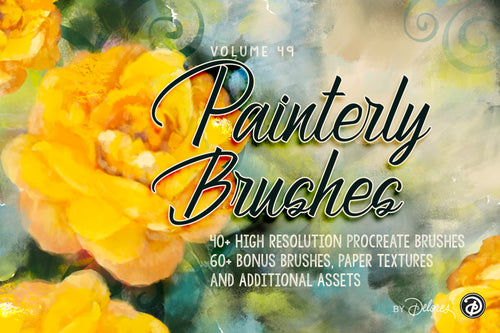 Volume 049 - Painterly Brushes for Procreate