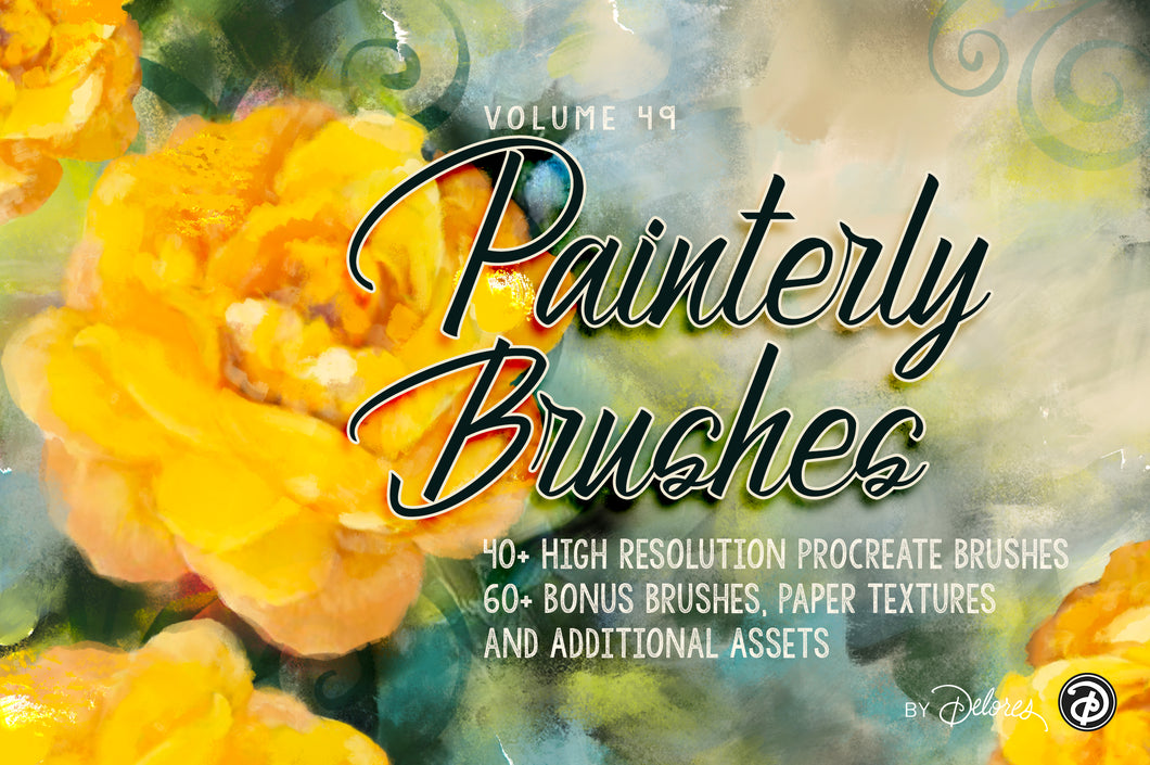 Volume 49 - Painterly Brushes for Procreate