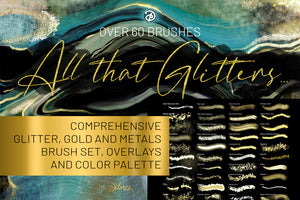 Volume 033 - Comprehensive Collection ‘All That Glitters’ Brushes and Textures
