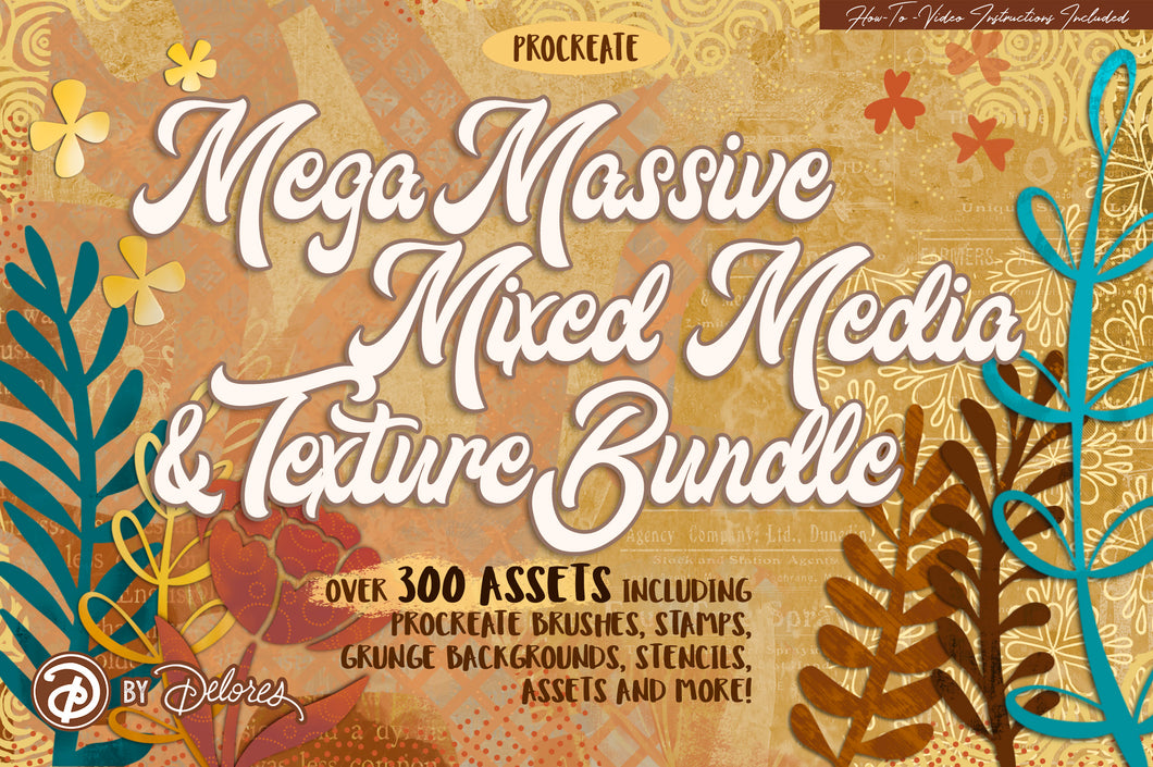 Volume 93 - Mega Massive Mixed Media and Textures Bundle