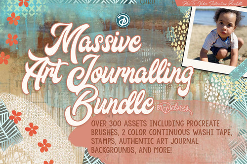 Volume 073 - Massive Art Journalling/Mixed Media Bundle - deloresartcanada