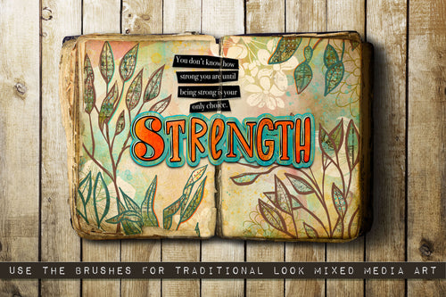 Volume 074 - Two Color Pattern Brushes and Washi Tapes - deloresartcanada