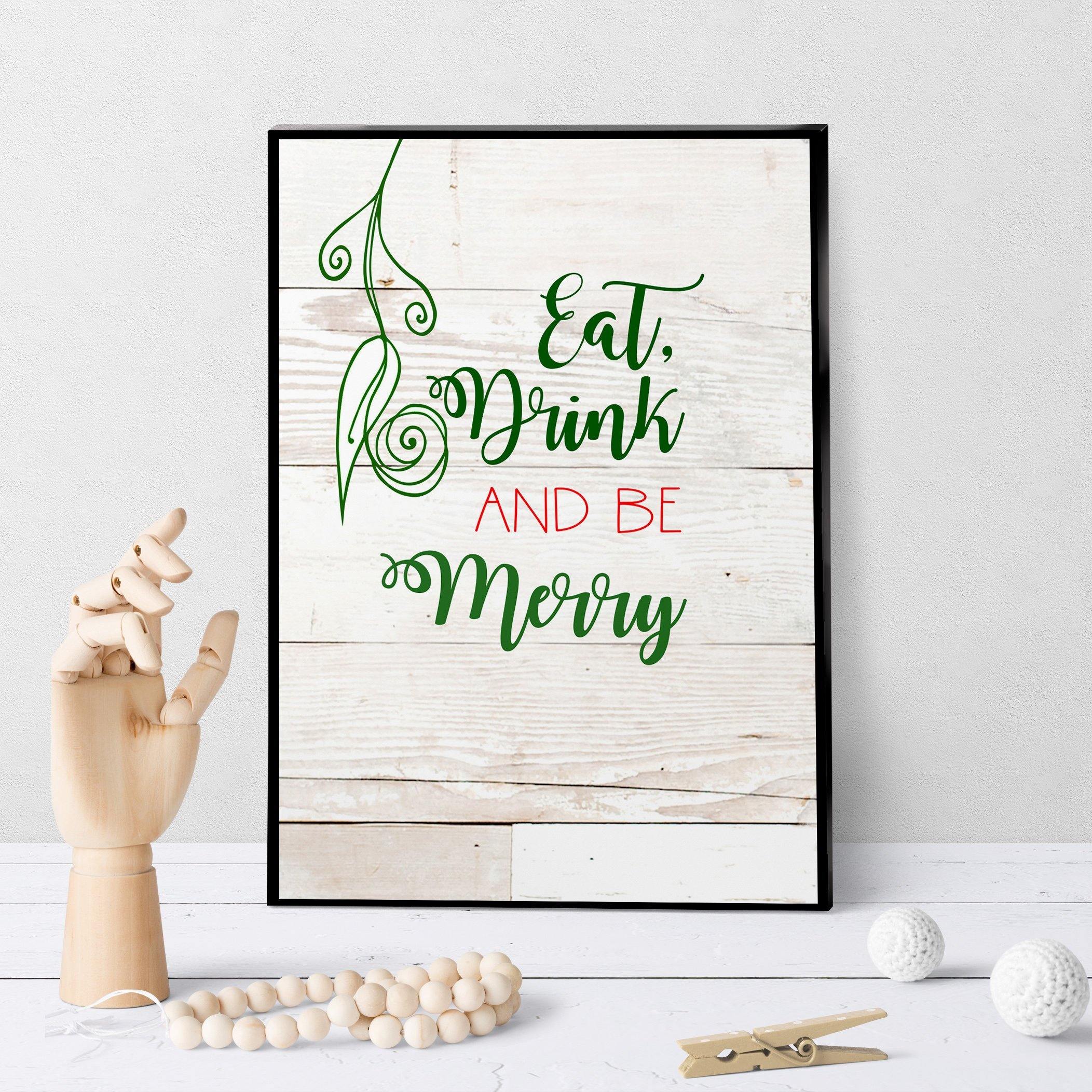 1001 Eat Drink And Be Merry Art