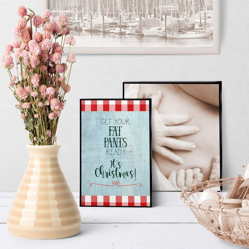 1004 Fat Pants Plaid Art - deloresartcanada