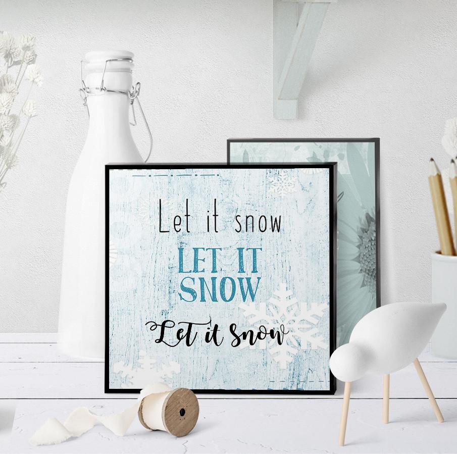 1005 Let It Snow Art - deloresartcanada