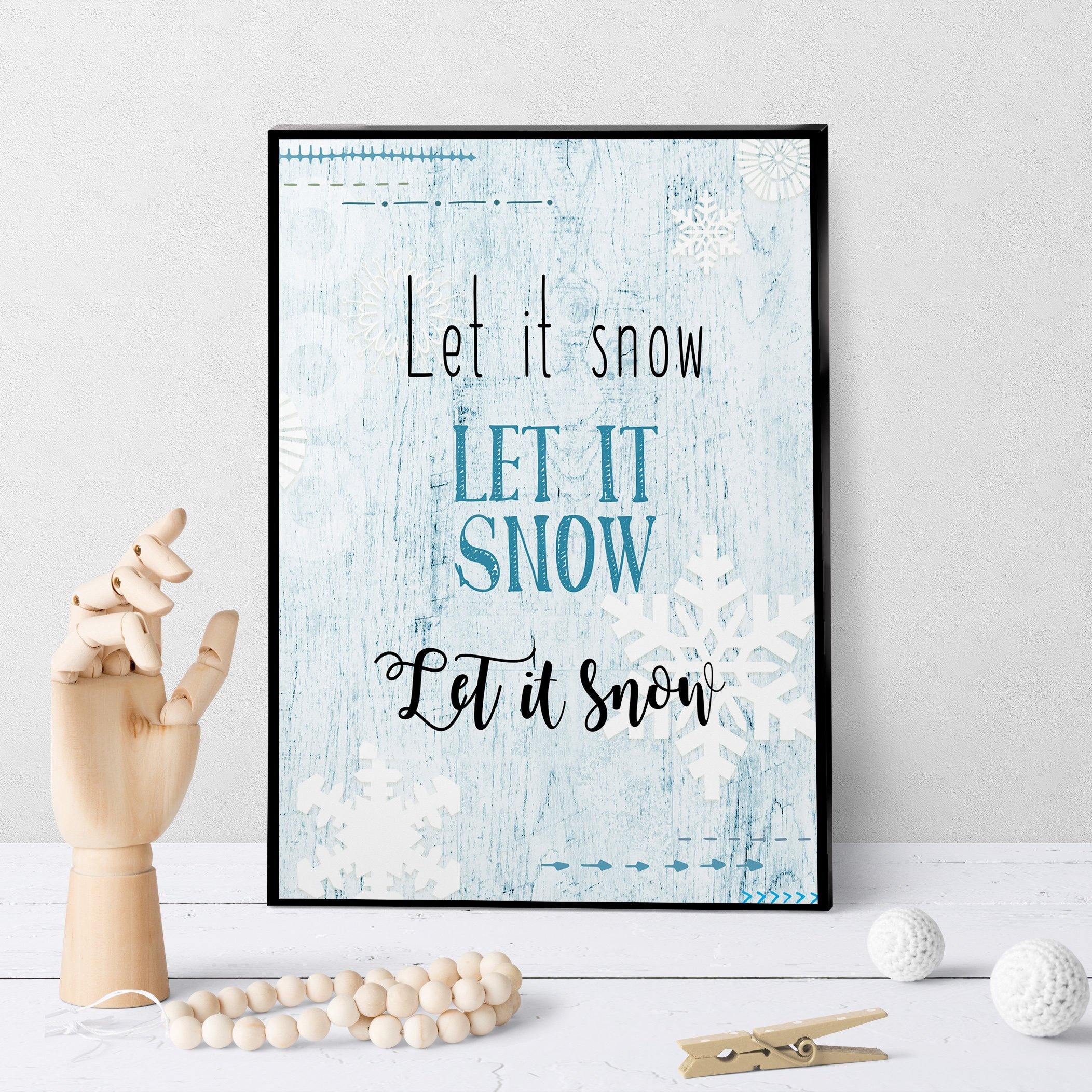 1005 Let It Snow Art - deloresartcanada