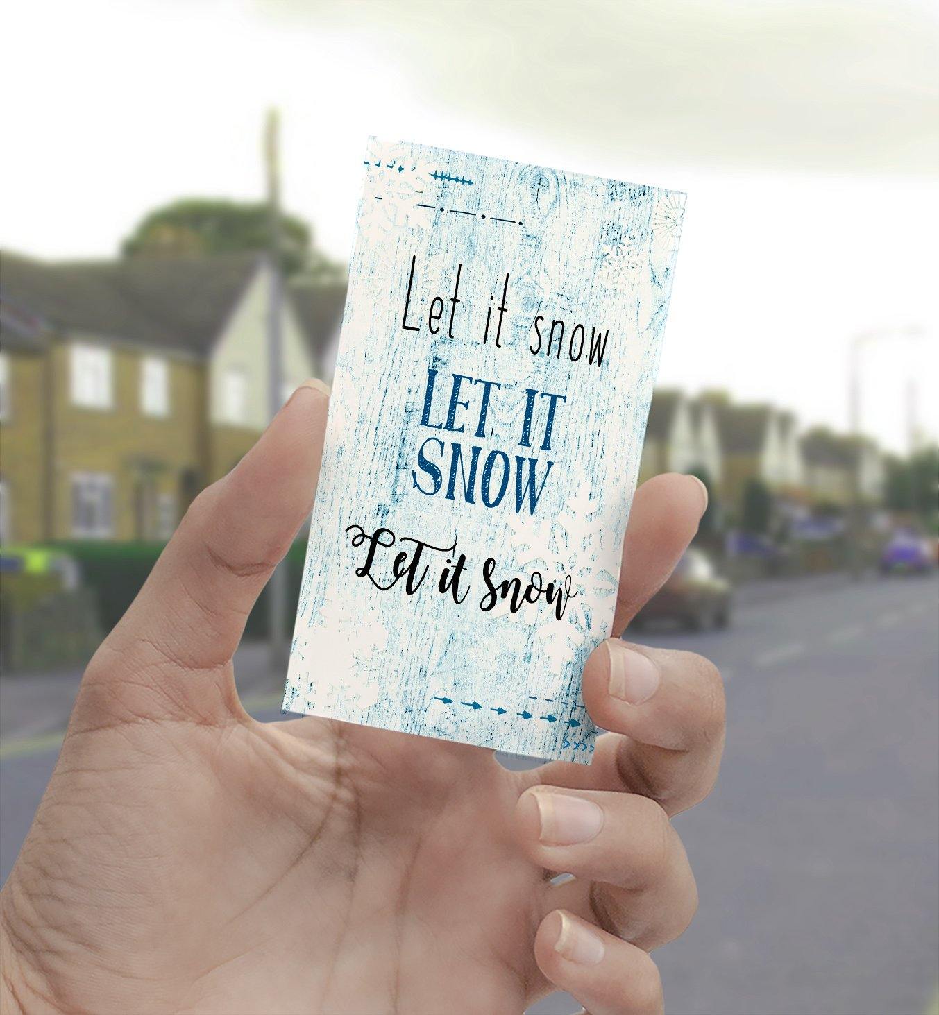 1005 Let It Snow Art - deloresartcanada