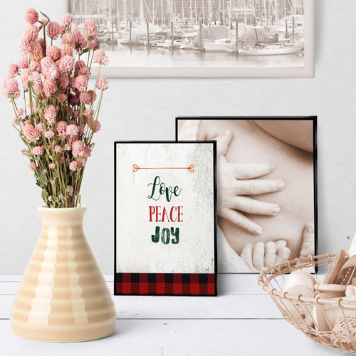 1007 Love Peace Joy Art - deloresartcanada