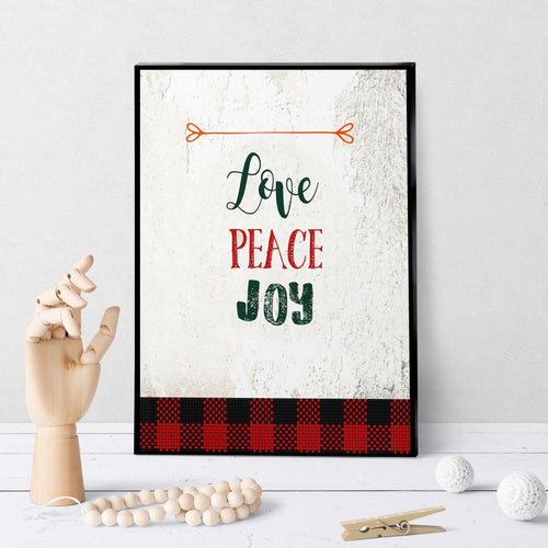 1007 Love Peace Joy Art - deloresartcanada