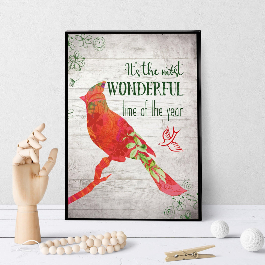 1008 It's The Most Wonderful Time Of The Year Art - deloresartcanada