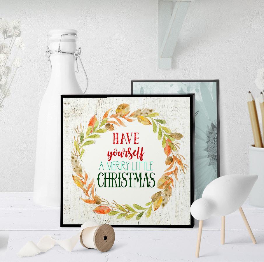 1011 Have Yourself A Merry Little Christmas Art - deloresartcanada