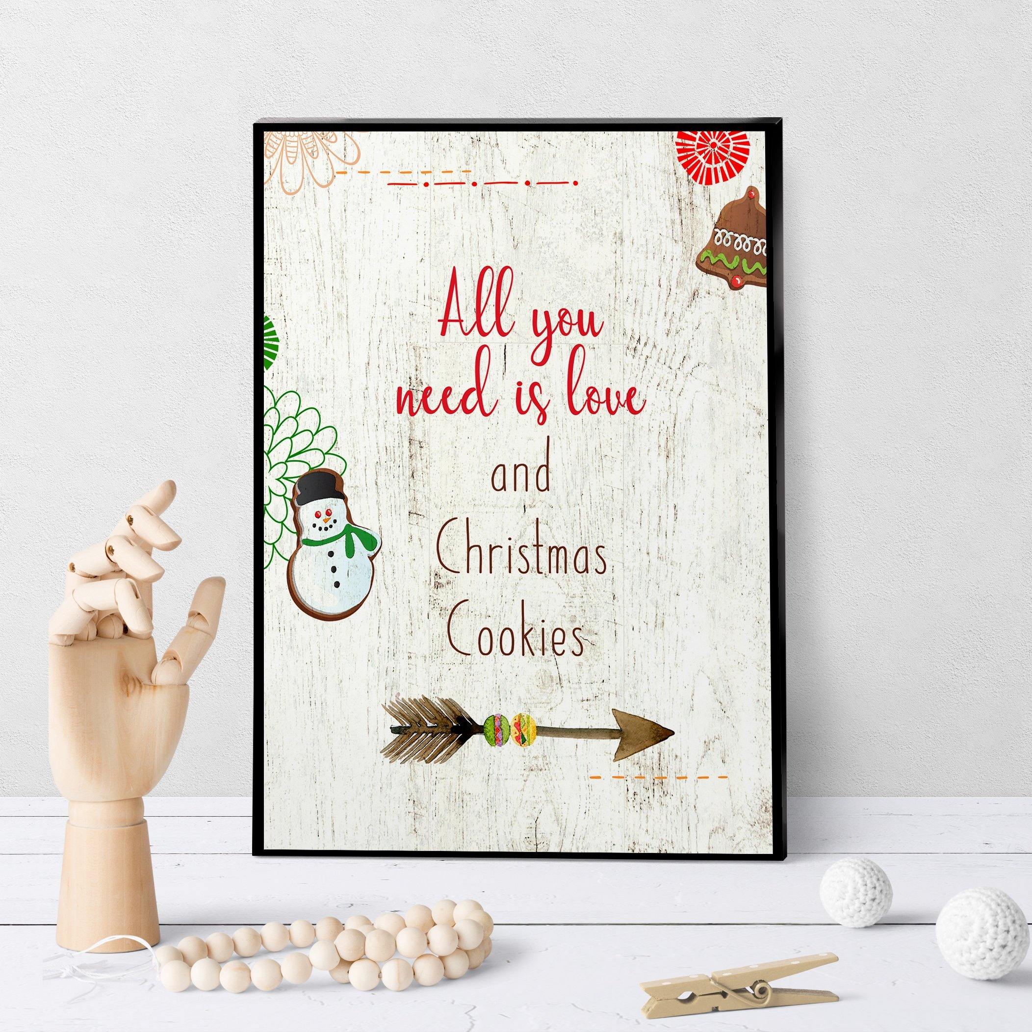 1014 All You Need Is Love And Cookies Art - deloresartcanada