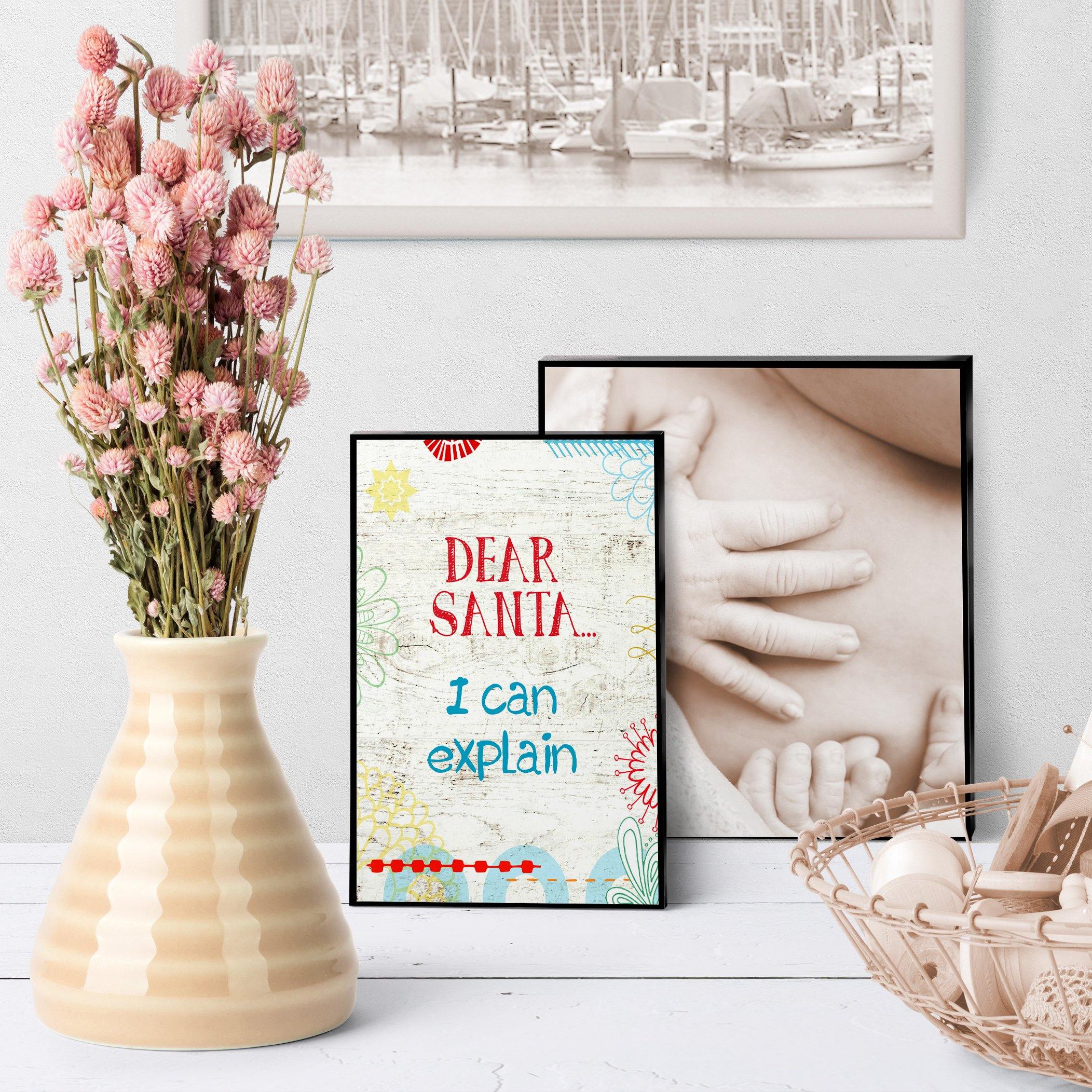 1016 Santa I Can Explain Art - deloresartcanada