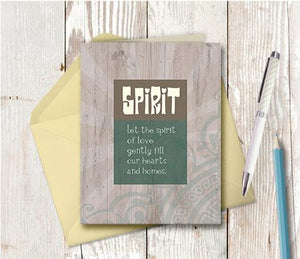 1019 Spirit Christmas Note Card