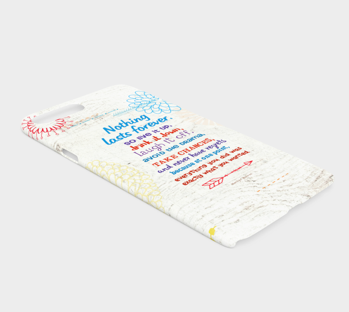 722  Nothing Lasts Forever Device Case - deloresartcanada