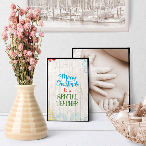1050 Special Teacher Christmas Art - deloresartcanada