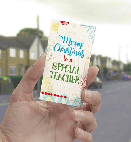 1050 Special Teacher Christmas Art - deloresartcanada