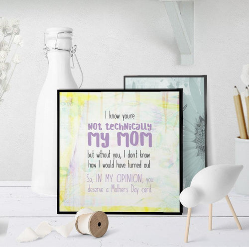1057 Not Technically My Mom Art - deloresartcanada