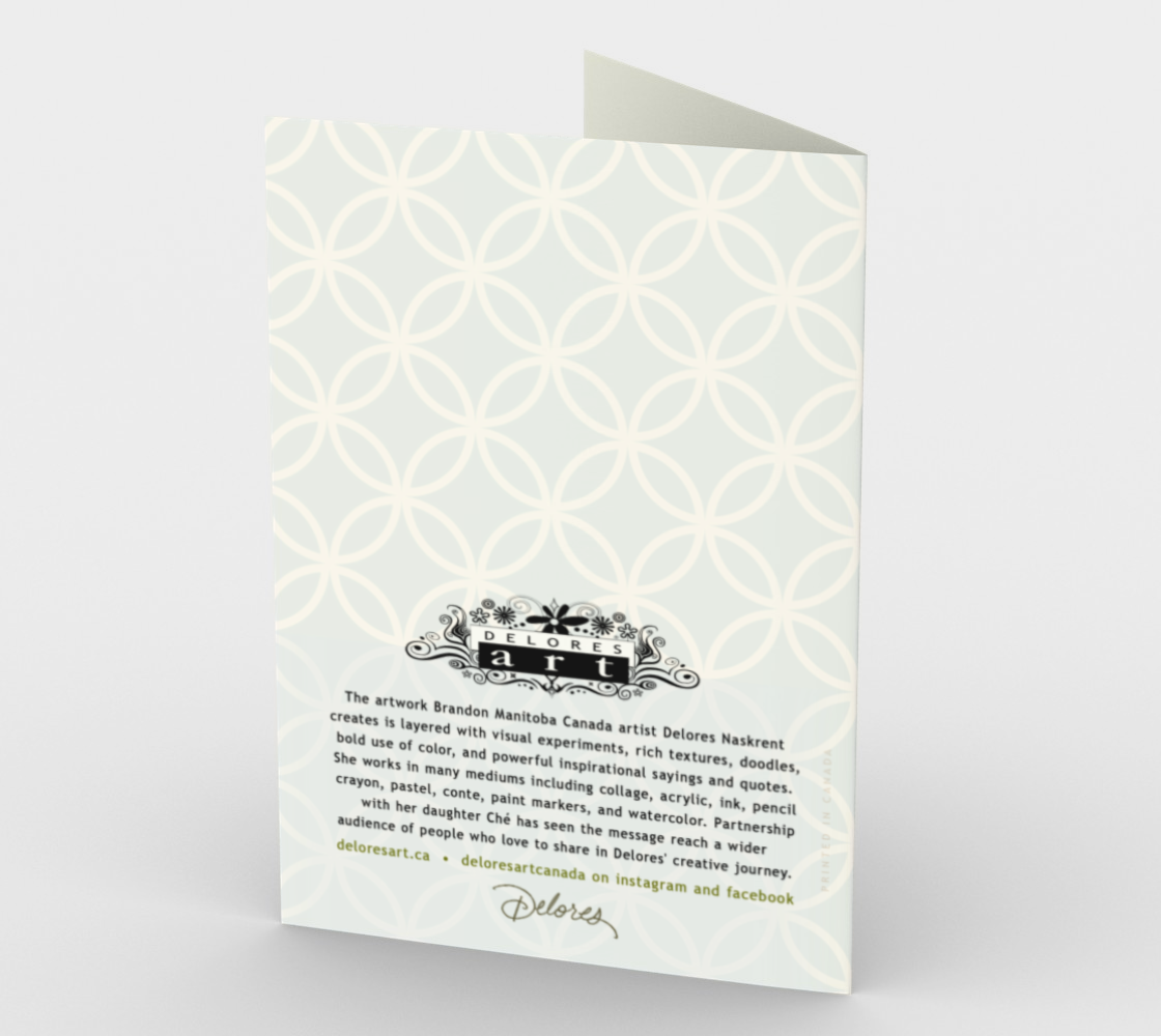 1312. Grant Me Serenity v.7  Card by DeloresArt