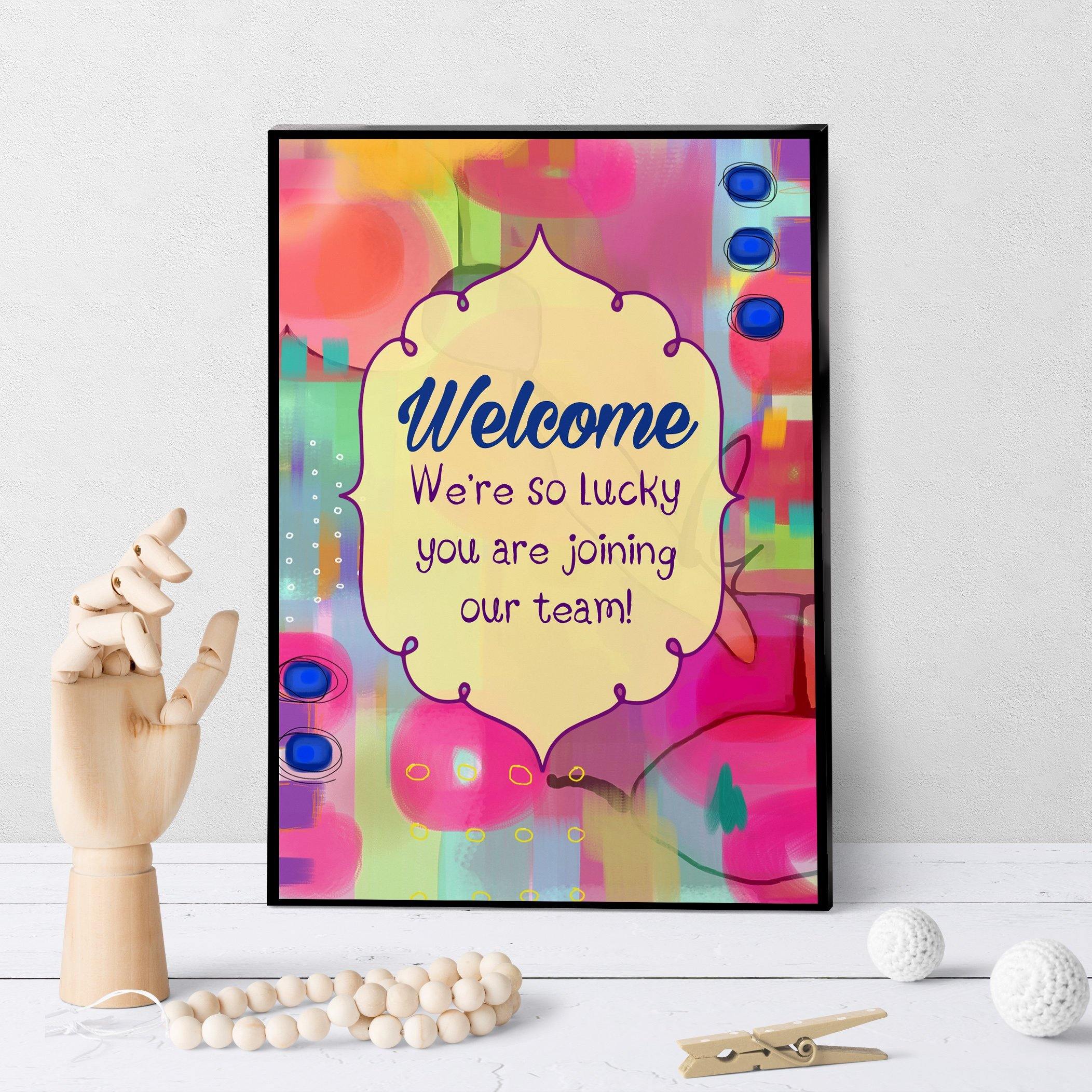 1062 Welcome We Are Lucky To Have You Art