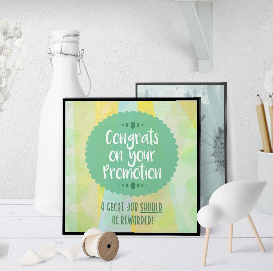 1063 Congrats On Your Promotion Art - deloresartcanada