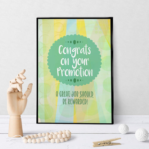 1063 Congrats On Your Promotion Art - deloresartcanada