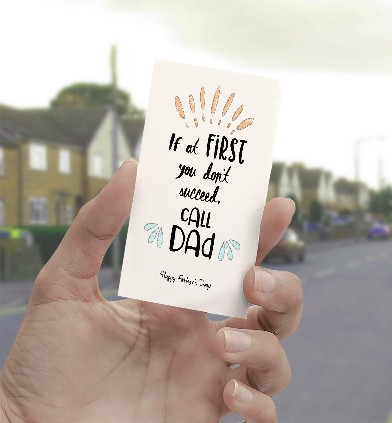 1072 Don't Succeed,Call Dad Art - deloresartcanada