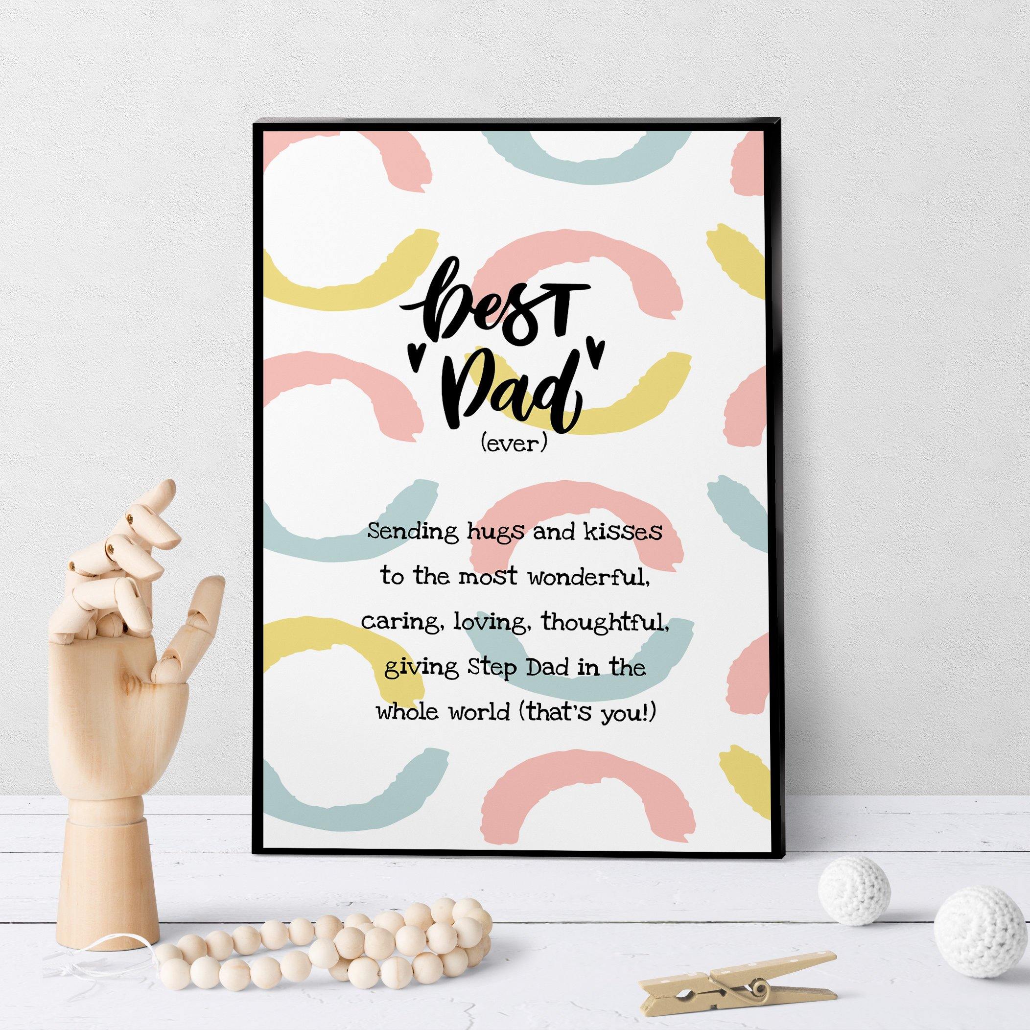 1077 Best Step Dad Ever Art