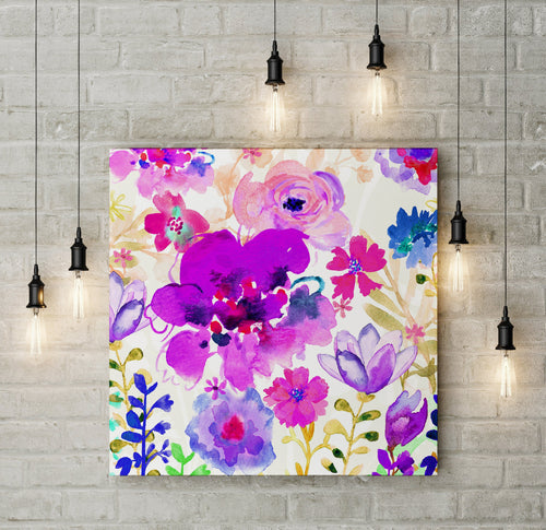 Magenta Floral - deloresartcanada