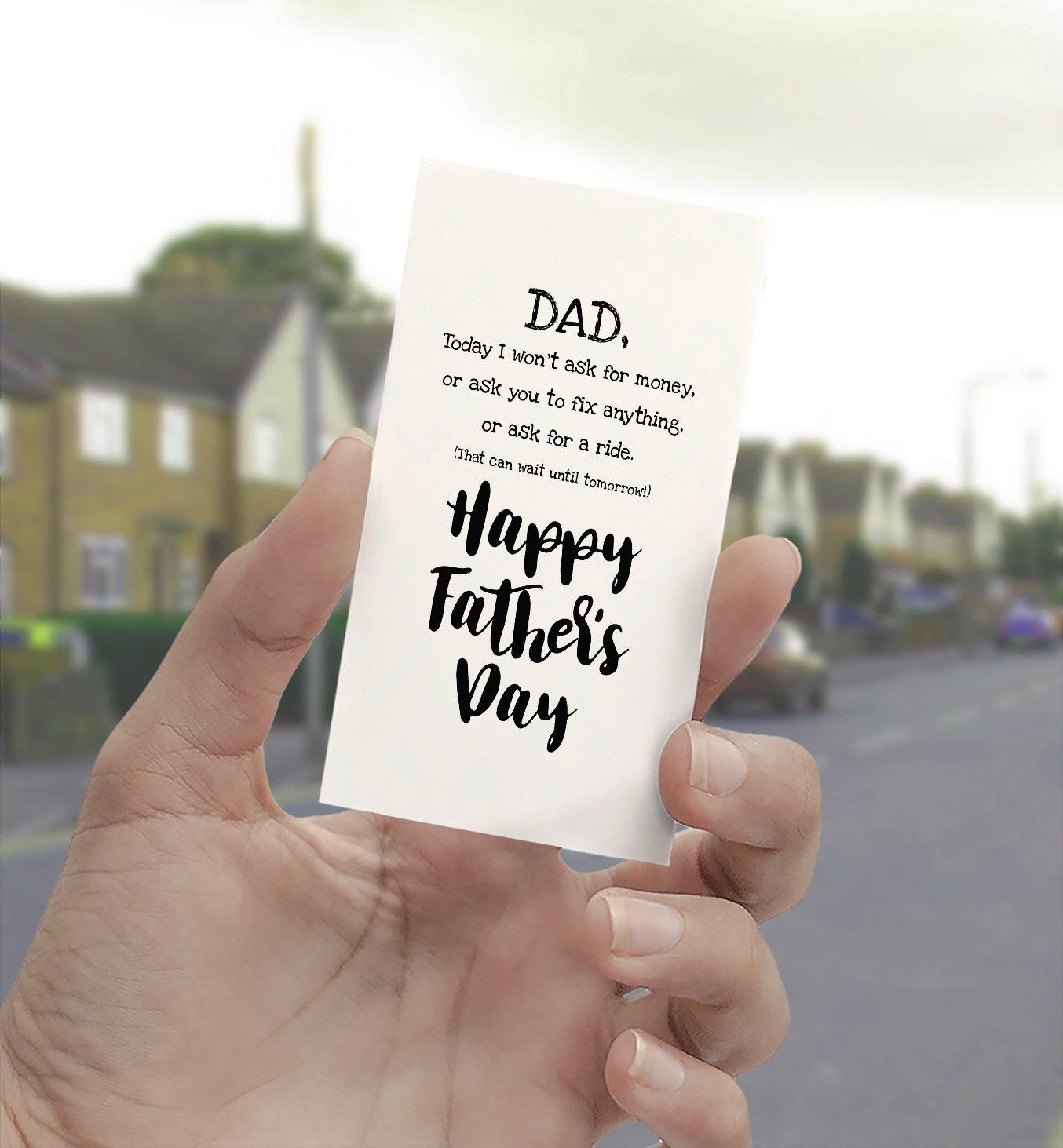 1079 Dad Today I Won't Ask Art - deloresartcanada