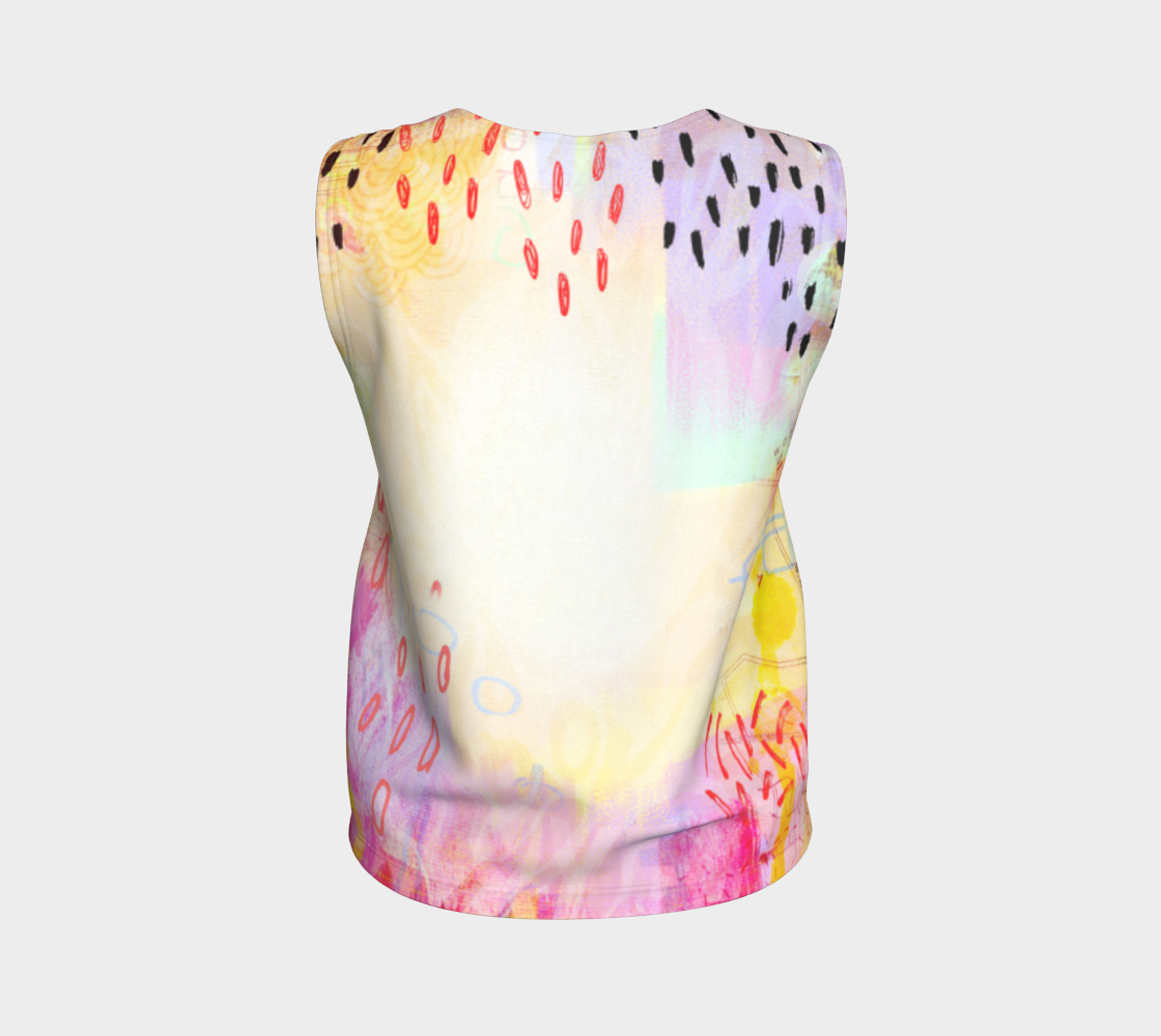 I Love Us Loose Tank Top - deloresartcanada