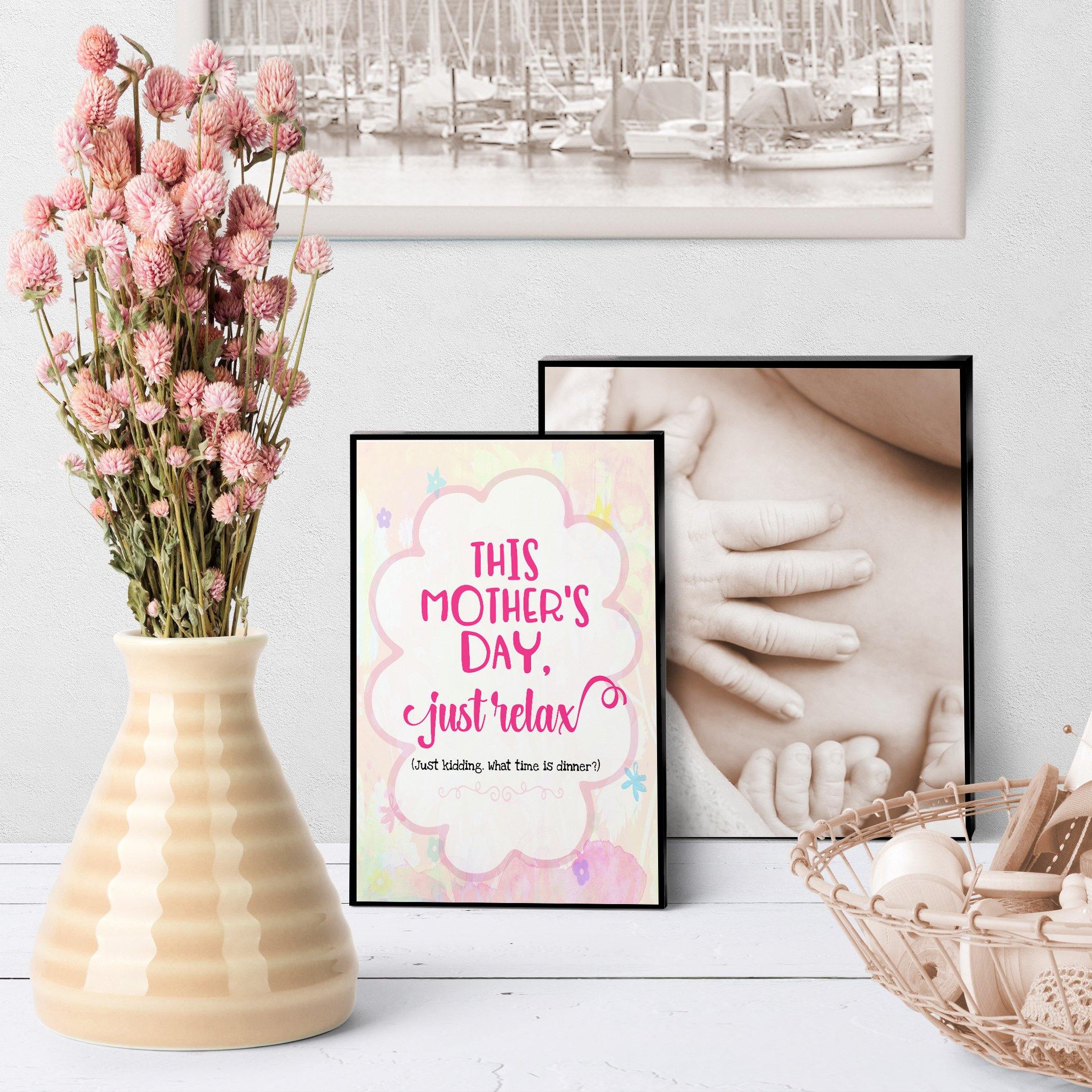 1128 This Mother's Day, Just Relax Art - deloresartcanada