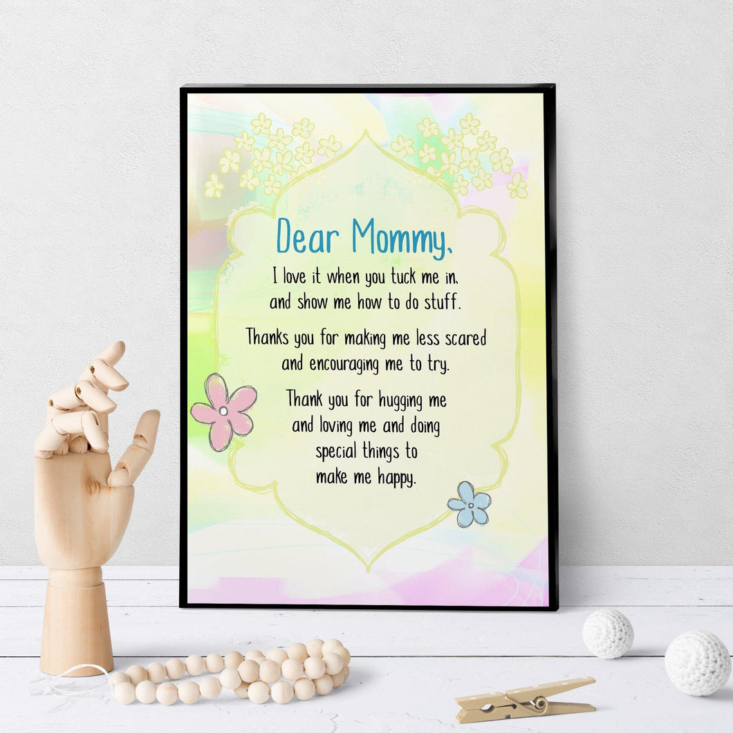 1130 Dear Mommy Art - deloresartcanada