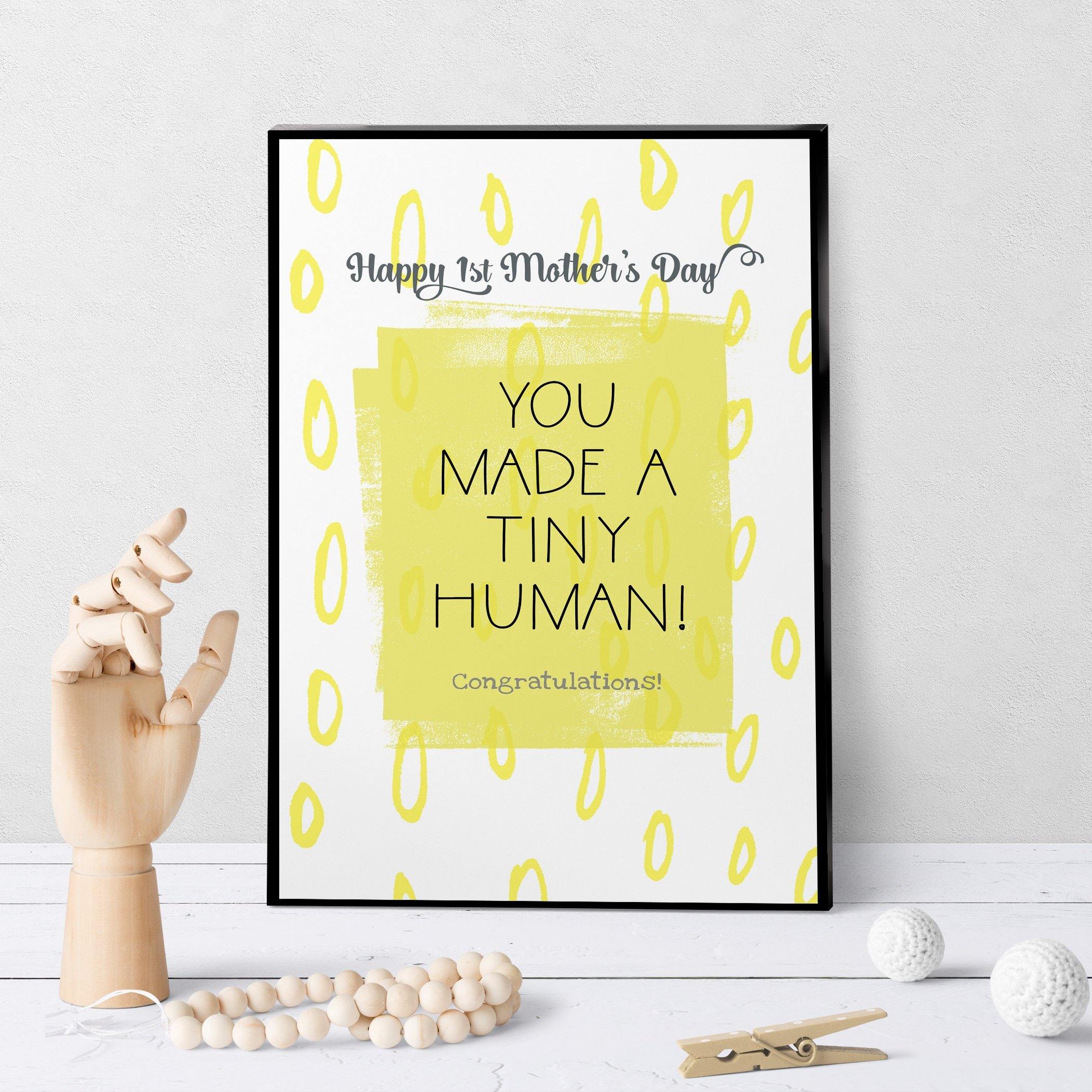 1136 You Made A Tiny Human Art - deloresartcanada