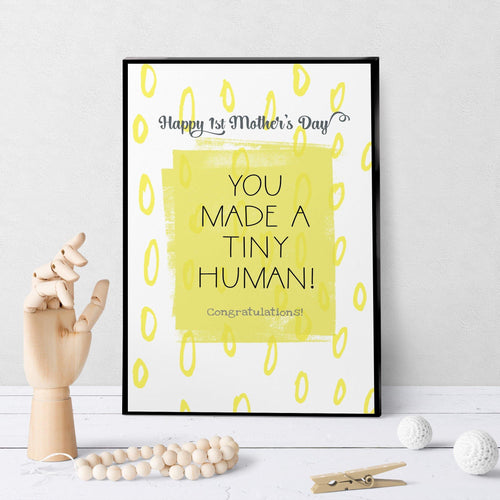 1136 You Made A Tiny Human Art - deloresartcanada
