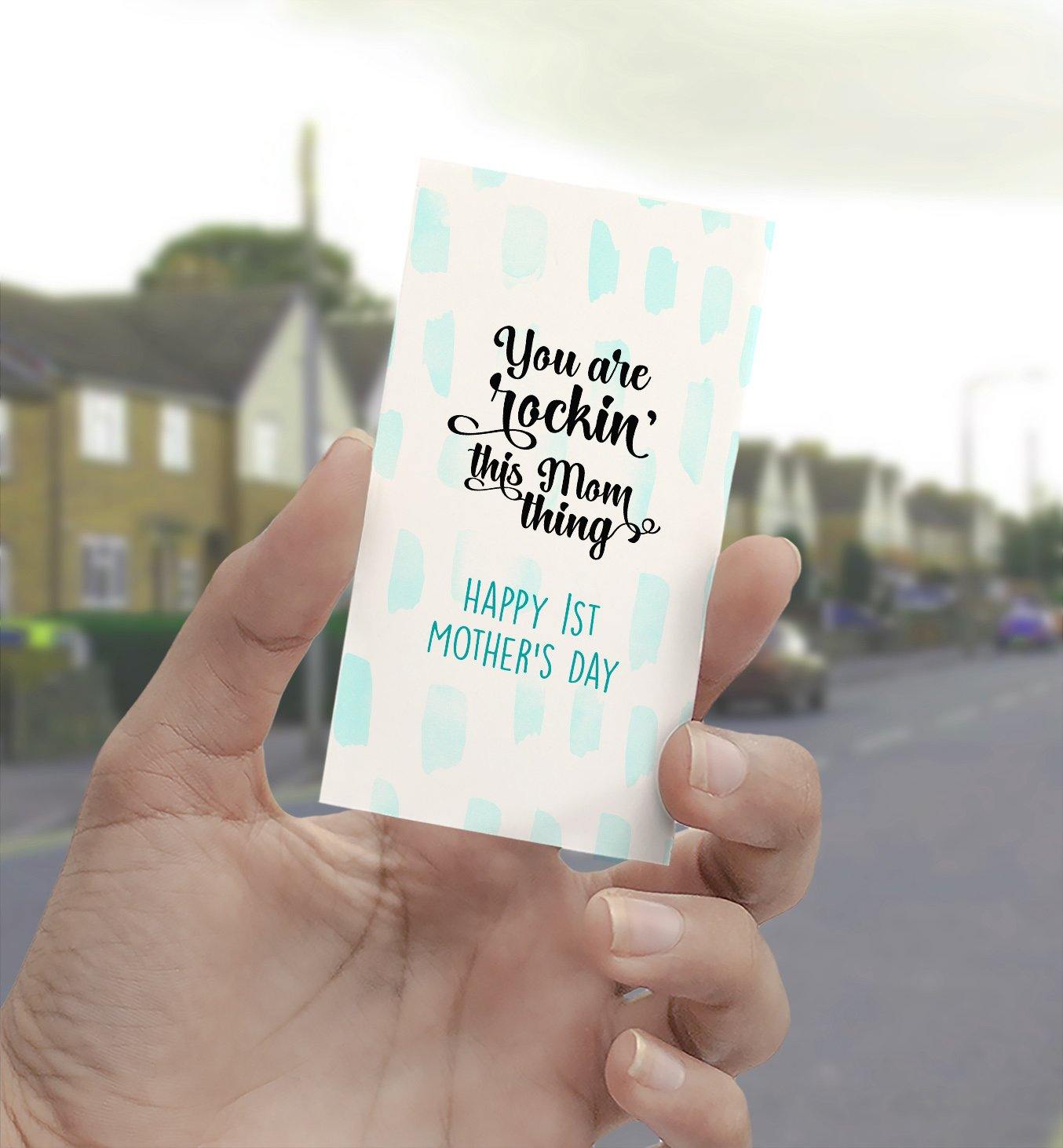 1138 You're Rockin' This New Mom Thing Art - deloresartcanada