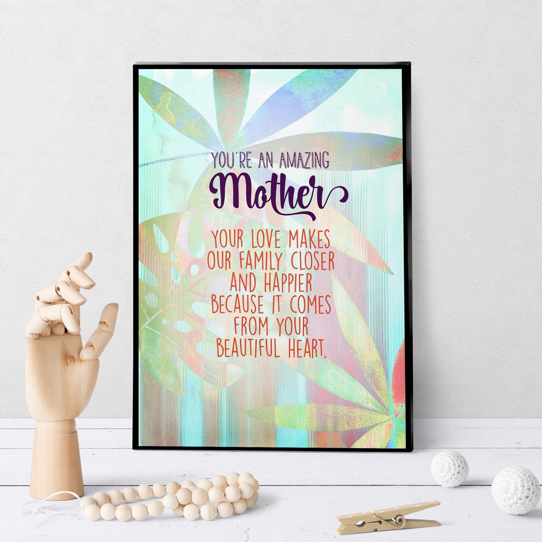 1143 You're An Amazing Mother Art - deloresartcanada