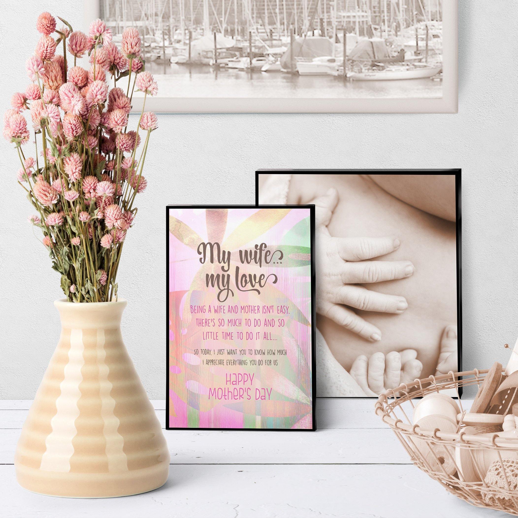 1145 My Wife, My Love Mother's Day Art - deloresartcanada
