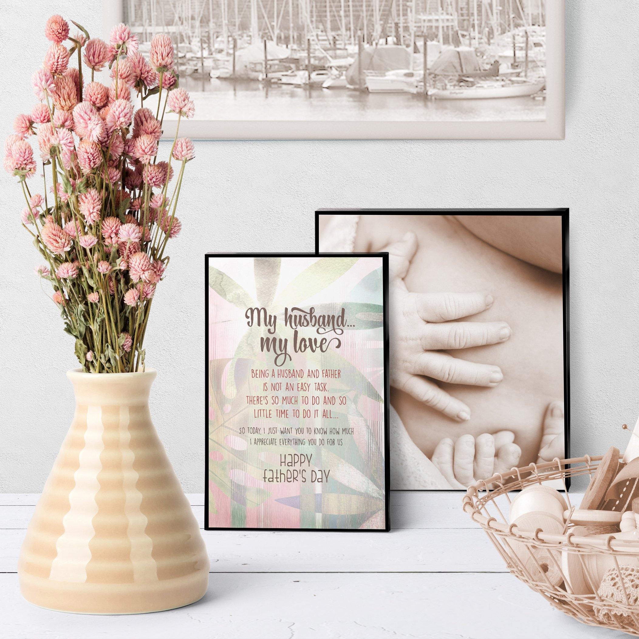 1146 My Husband, My Love Father's Day Art - deloresartcanada