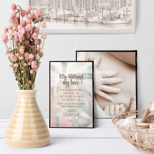 1146 My Husband, My Love Father's Day Art - deloresartcanada