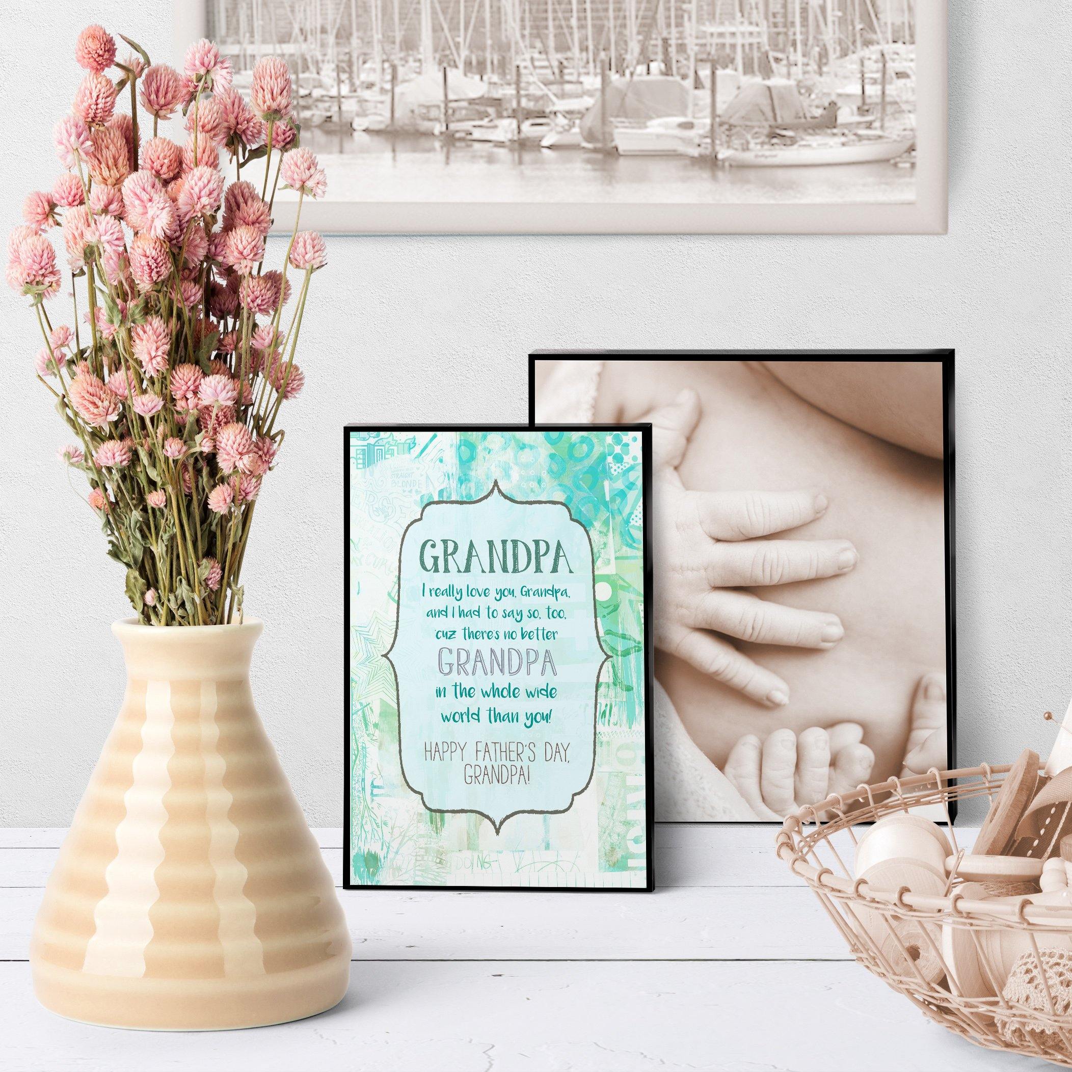 1148 World's Best Grandpa Father's Day Art - deloresartcanada