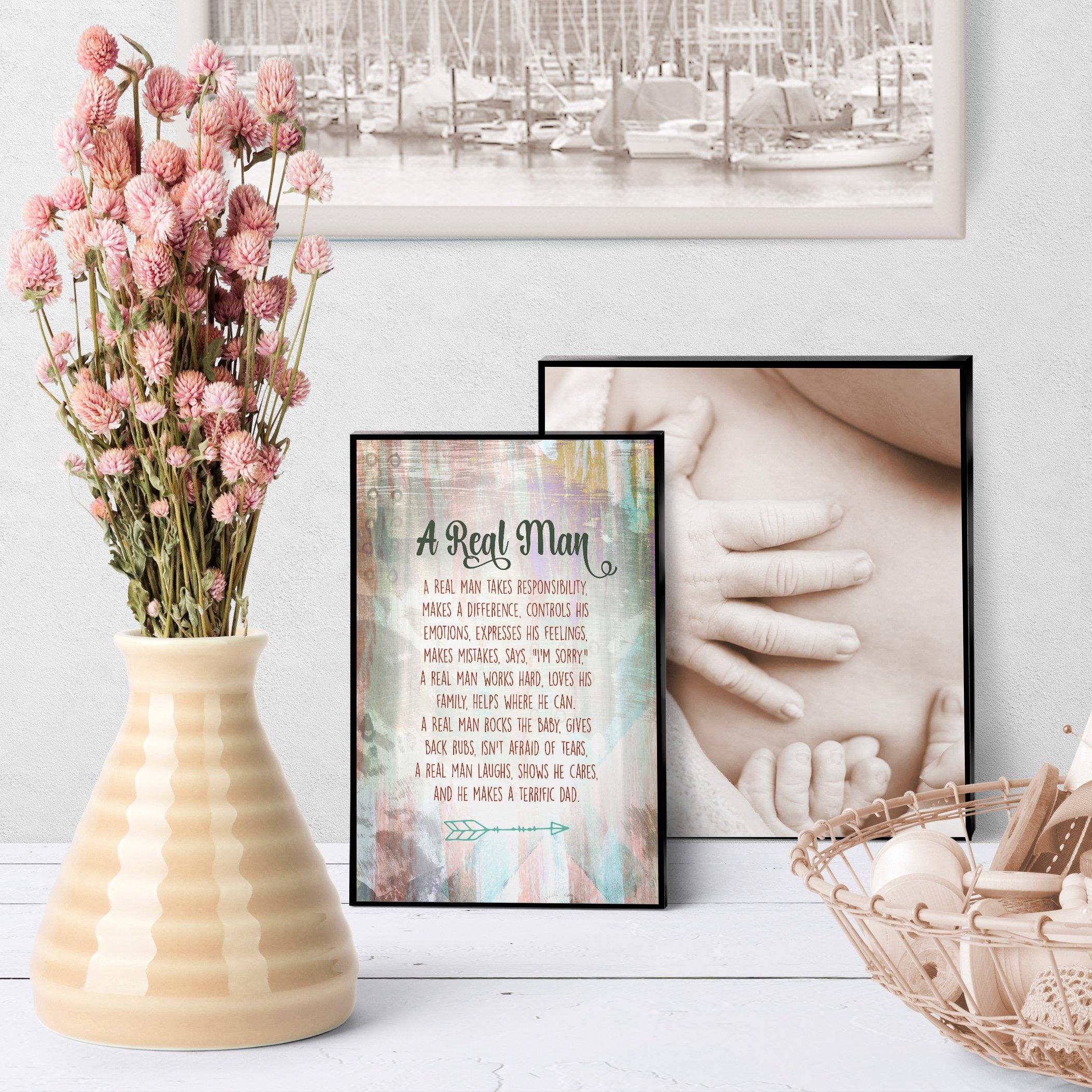 1151 Father's Day Real Man Art - deloresartcanada